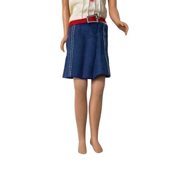 Vintage 1963 Mattel Skipper Doll Bendable Knees Blond Hair - Picture 4 of 16